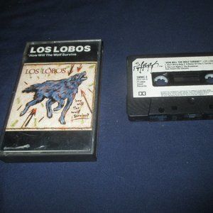 Los Lobos - How Will The Wolf Survive on cassette (Slash Records, 1984)